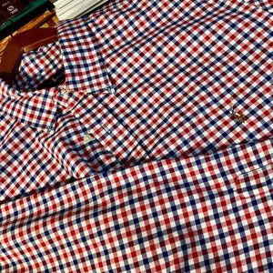 Ralph Lauren Button Down, Blue/Red Plaid, Pony Logo, Mens 2XLT